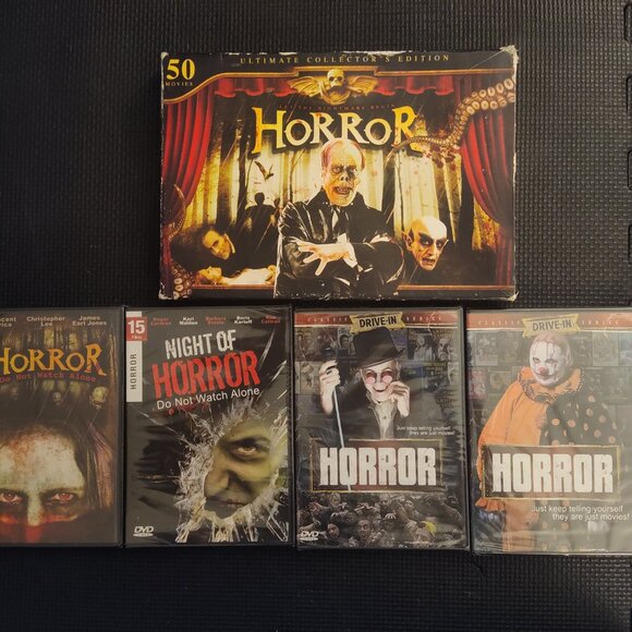 NEW Horror: 50 Movies (DVD, 8-Disc Set, Ultimate Collectors Edition) SEALED NEW - Picture 3 of 10